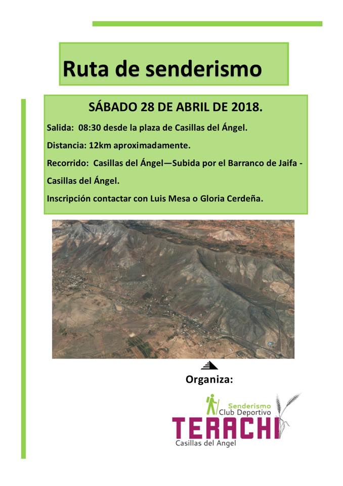 Senderismo 28 de abril